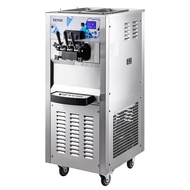 Load image into Gallery viewer, Commercial Ice Cream Machine High-end Vertical Three-Head SS240 US Plug
