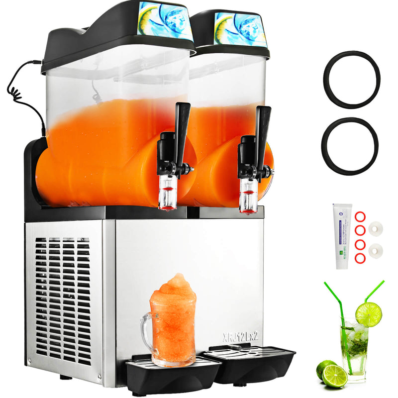 Load image into Gallery viewer, SIHAO - 12L x 2 Tank | Commercial Slushy Machine | Granita Slush Maker Slushy Juice | Easy Cleanup
