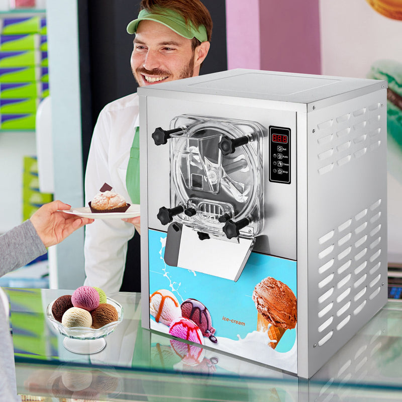 Load image into Gallery viewer, SIHAO - YKF-116 - Commercial Countertop Hard Serve Ice Cream Machine | 1400W Compressor | 4.2-5.3 Gal (16-20L)/H |  Maker with LED Display Screen Auto Shut-Off Timer One Flavors
