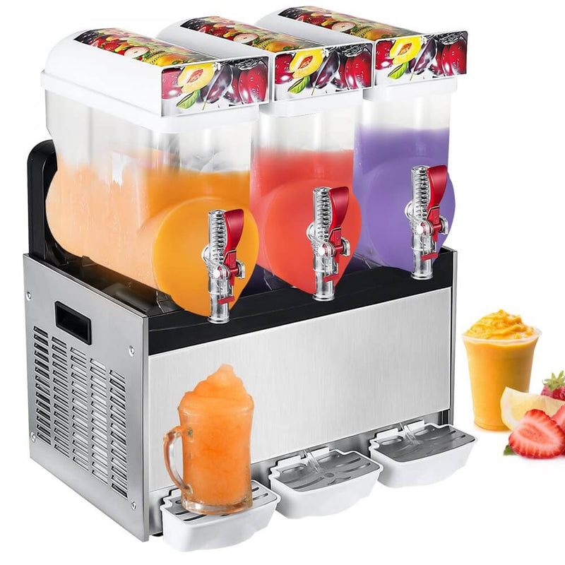 Load image into Gallery viewer, SIHAO - 15L x 3 Tank | Commercial Margarita Slushy Machine | 1800W | Stainless Steel | Frozen Drink Machine
