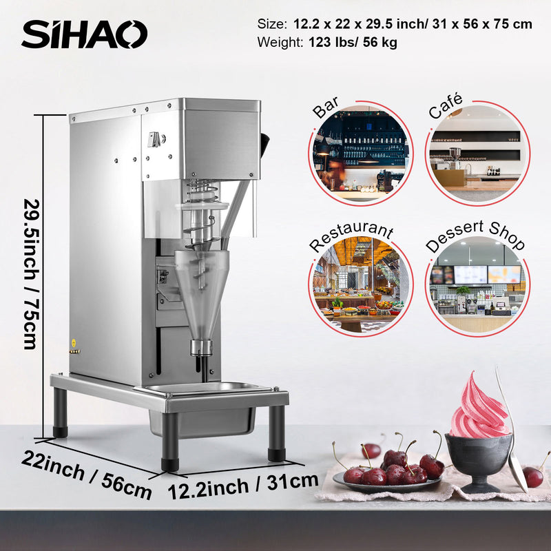 Load image into Gallery viewer, SIHAO - 7150T - Frozen Yogurt Blending Machine | 750W | Yogurt Milkshake Ice Cream Mixing Machine | 304 Stainless Steel Construction | Professional Commercial Kitchen Equipment
