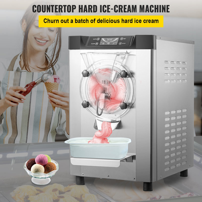 Load image into Gallery viewer, SIHAO - YKF-7218 - Commercial Countertop Hard Serve Ice Cream Machine | 4.8-6.3 Gal/H | 1.6 Gal Cylinder | 2000W Compressor | LCD Screen
