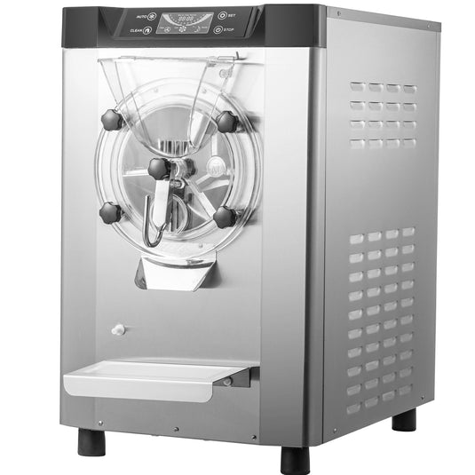 SIHAO - YKF-7218 - Commercial Countertop Hard Serve Ice Cream Machine | 4.8-6.3 Gal/H | 1.6 Gal Cylinder | 2000W Compressor | LCD Screen