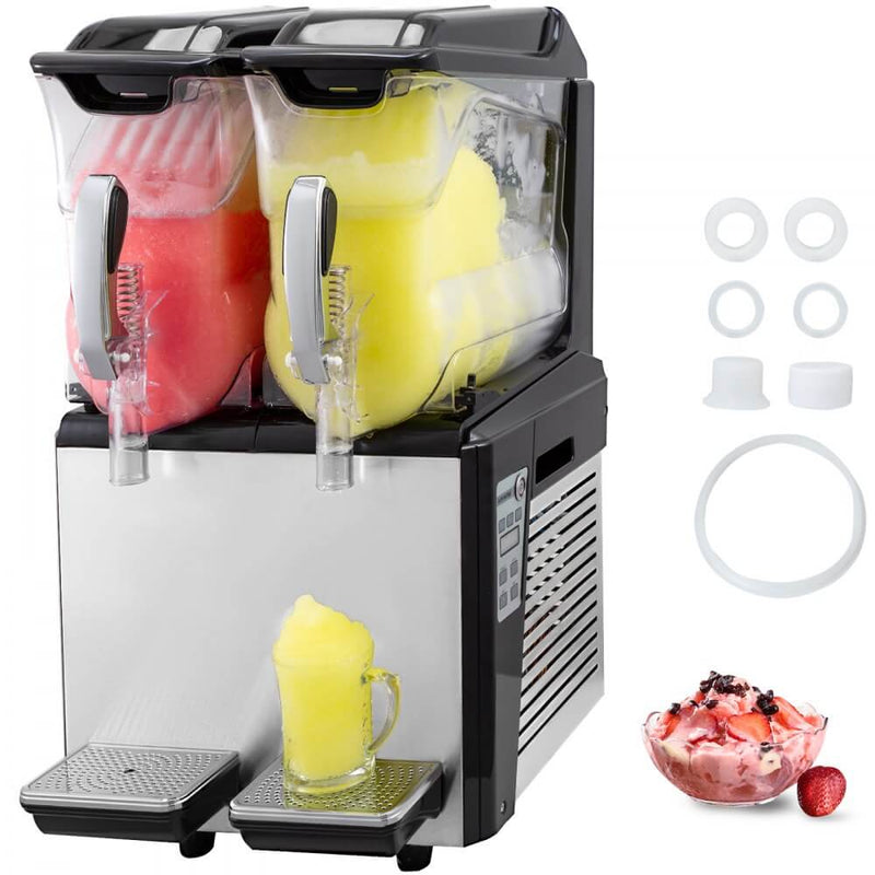 Load image into Gallery viewer, SIHAO - 10L x 2 Tank | Slushy Machine | Margarita Frozen Drink Maker | 900W | Automatic Clean Day and Night
